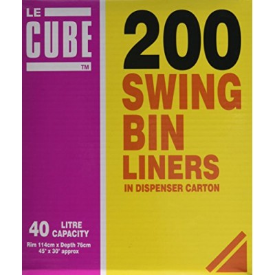 Le cube 480 Distributeur  Poubelle 40 L (Lot de 200) - B000J6A5DM